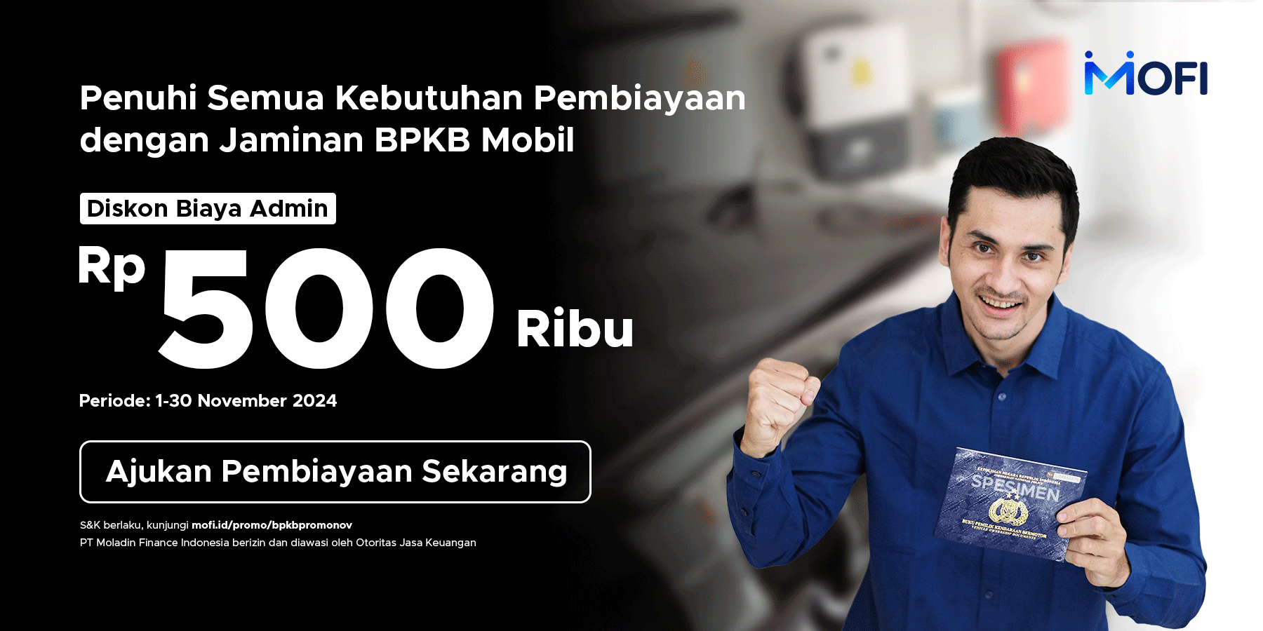 Promo BPKB Diskon Biaya Admin RP 500 Ribu November 2024