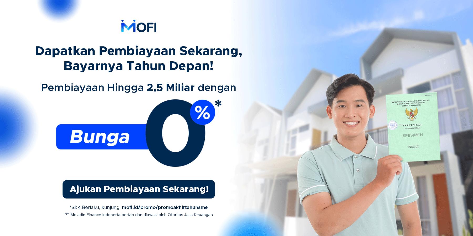 Promo Bunga 0% Pembiayaan Jaminan Properti November Desember 2024