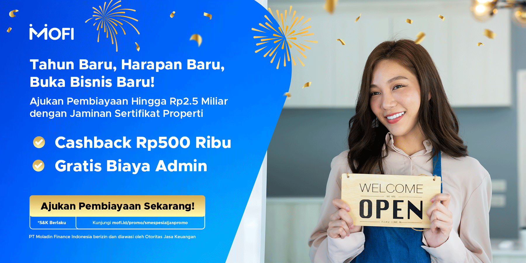 Promo Cashback dan Diskon Biaya Admin Pembiayaan SME Jaminan Sertifikat Properti